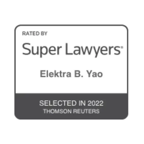 Super Lawyers 2022 Elektra YaoLawGroup